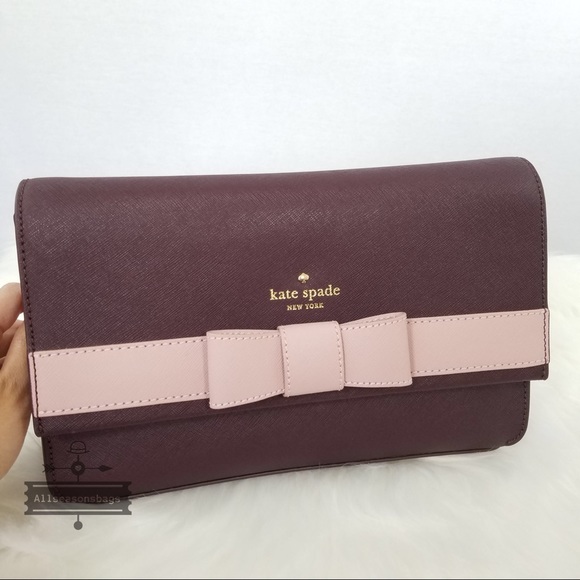 Kate spade Kirk park Veronique crossbody mahogany - Picture 3 of 8